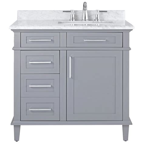 home depot grey vanity